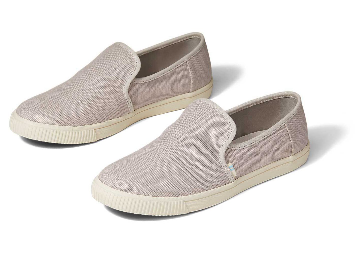 Toms Slip On Damskie Szare - Clemente - 78GDJMYKQ